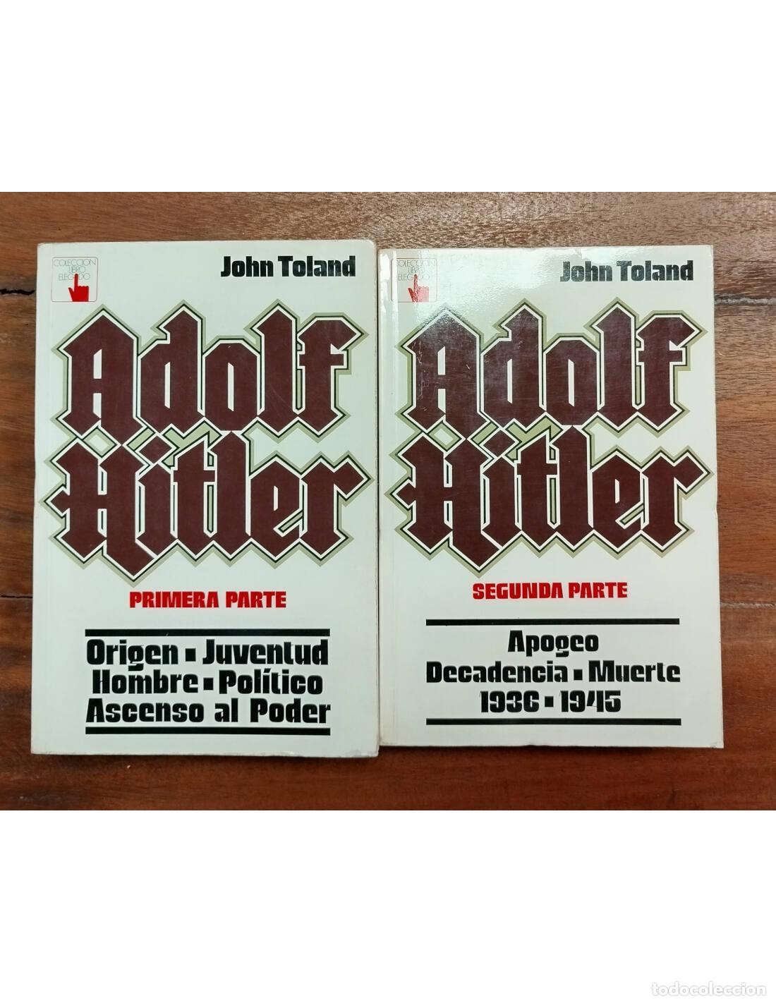 Libros de segunda mano: ADOLF HITLER. 2 TOMOS. TOLAND, John. Editorial Cosmos. 1977.