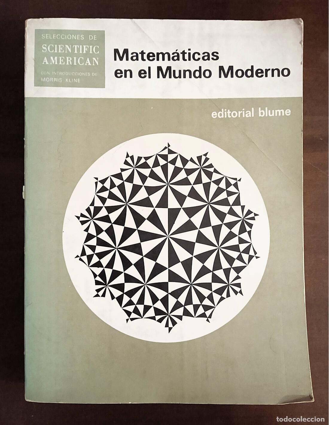 Libros de segunda mano: MATEM&Aacute;TICAS EN EL MUNDO MODERNO. GUZM&Aacute;N OZAMIZ, Miguel de. Editorial Blume. 1974.