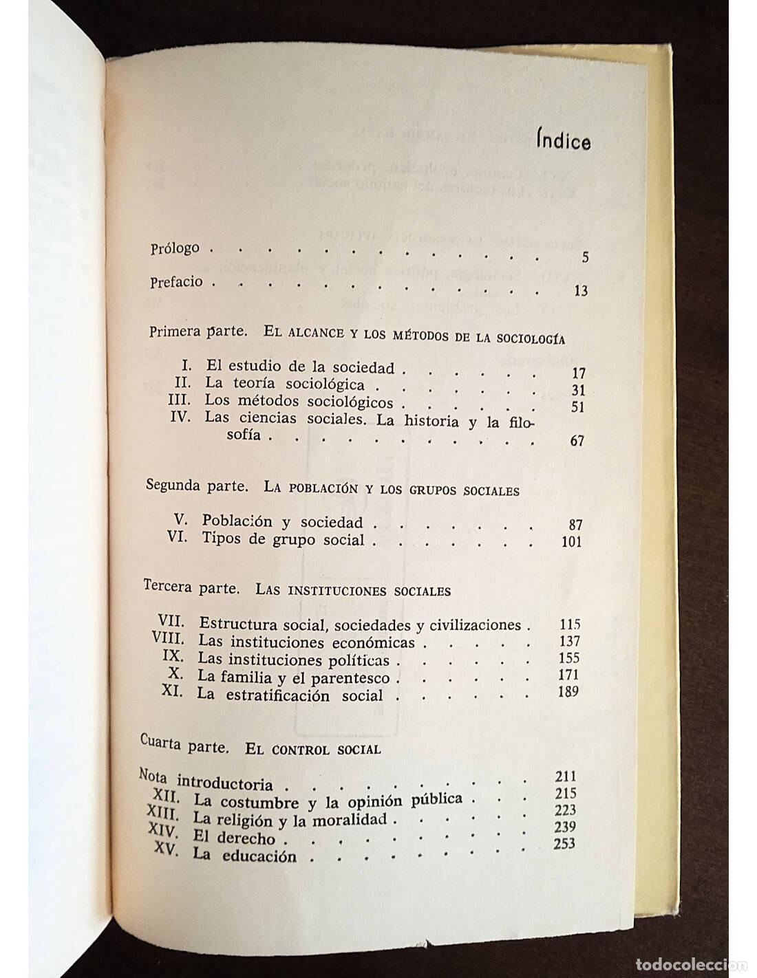 Libros de segunda mano: INTRODUCCI&Oacute;N A LA SOCIOLOG&Iacute;A. BOTTOMORE, T.B.. Ediciones Pen&iacute;nsula. 1973. - Foto 4