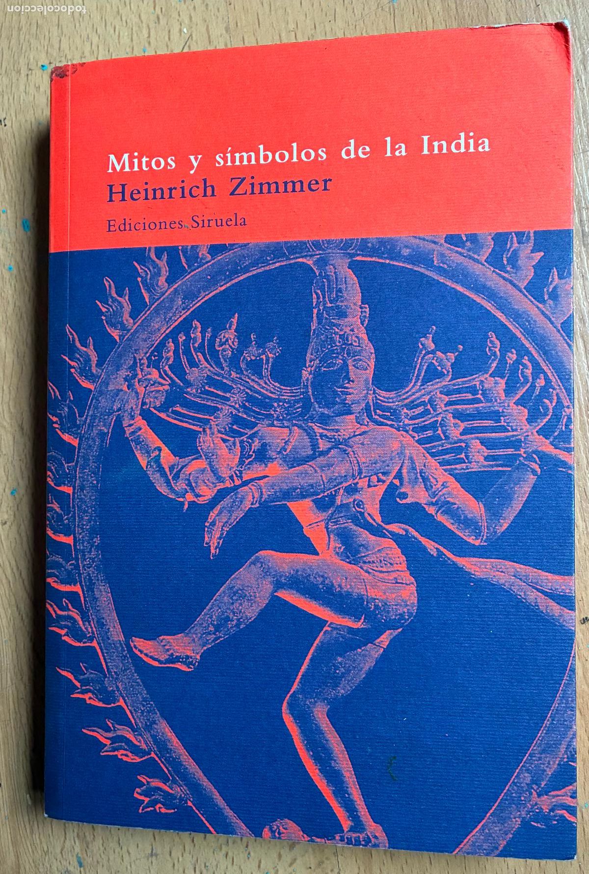 Libros de segunda mano: MITOS Y SIMBOLOS DE LA INDIA, Heinrich Zimmer