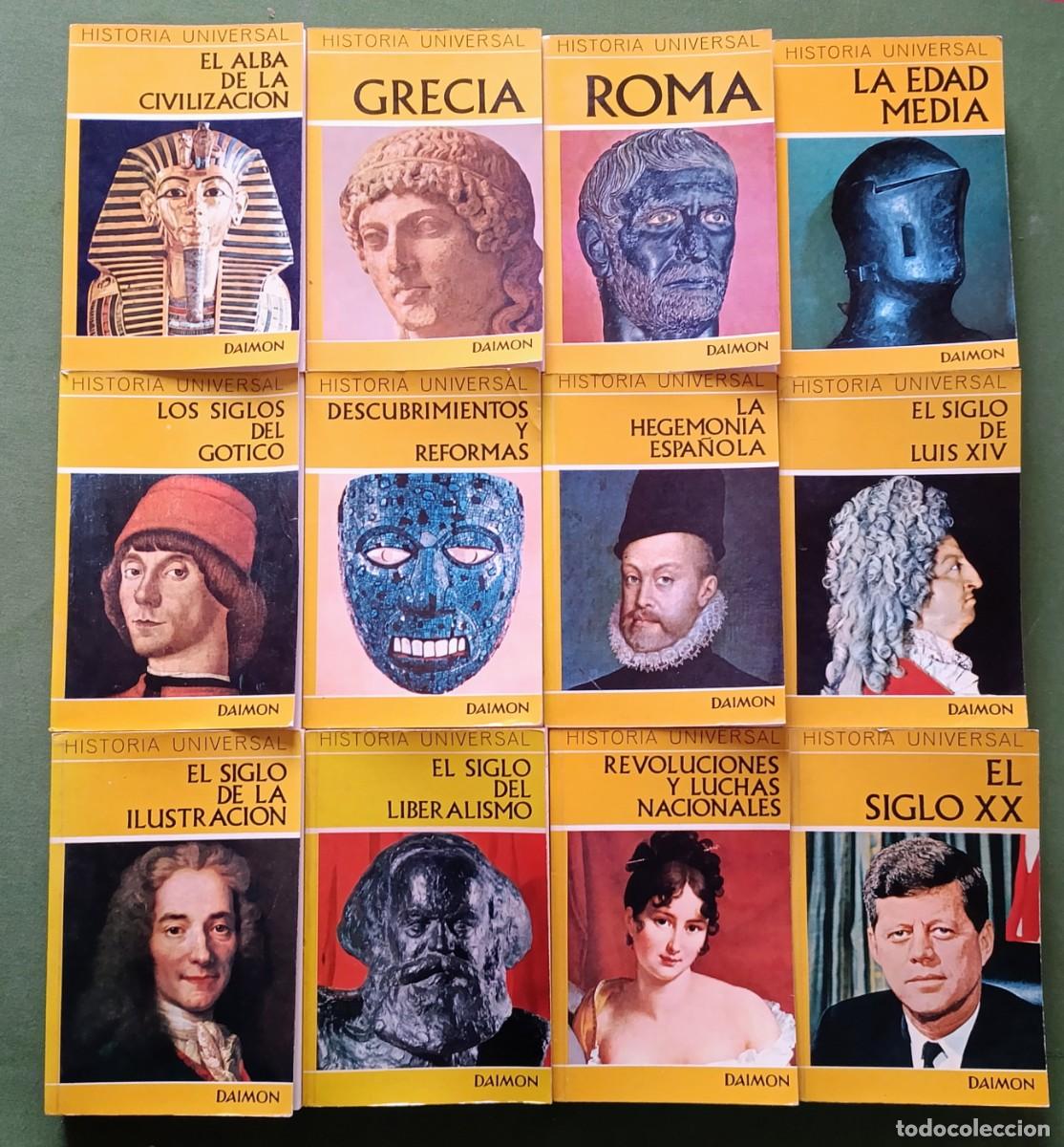 Libros de segunda mano: HISTORIA UNIVERSAL - CARL GRIMBERG - COMPLETA EN 12 Vol. - DAIMON - 1973 - D20