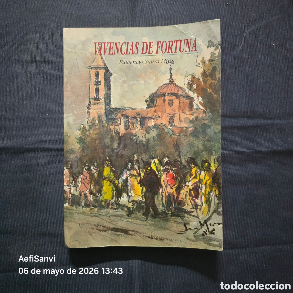 Libros de segunda mano: VIVENCIAS DE FORTUNA (FULGENCIO SAURA MIRA) (AYUNTAMIENTO DE FORTUNA, MURCIA)