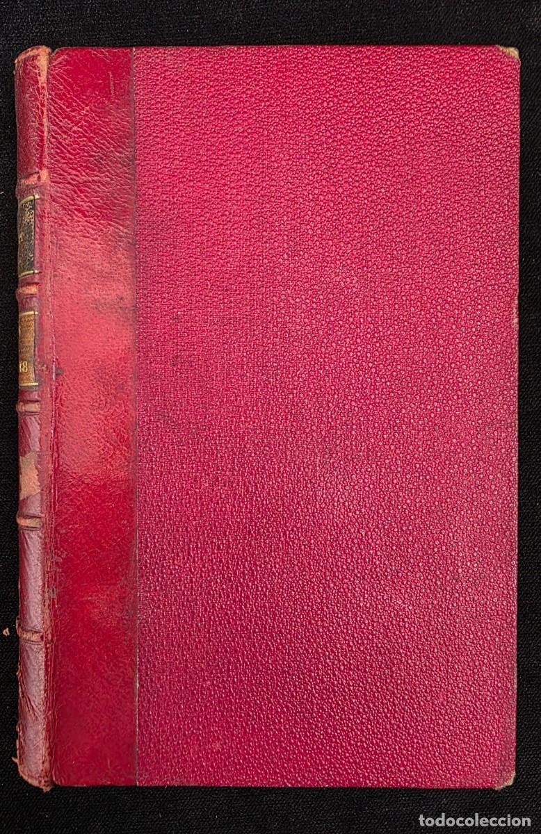 Libros de segunda mano: L.342 Libro antiguo La Dame aux Pierreries E. Mabette tomo II encuadernaci&oacute;n en piel siglo XIX