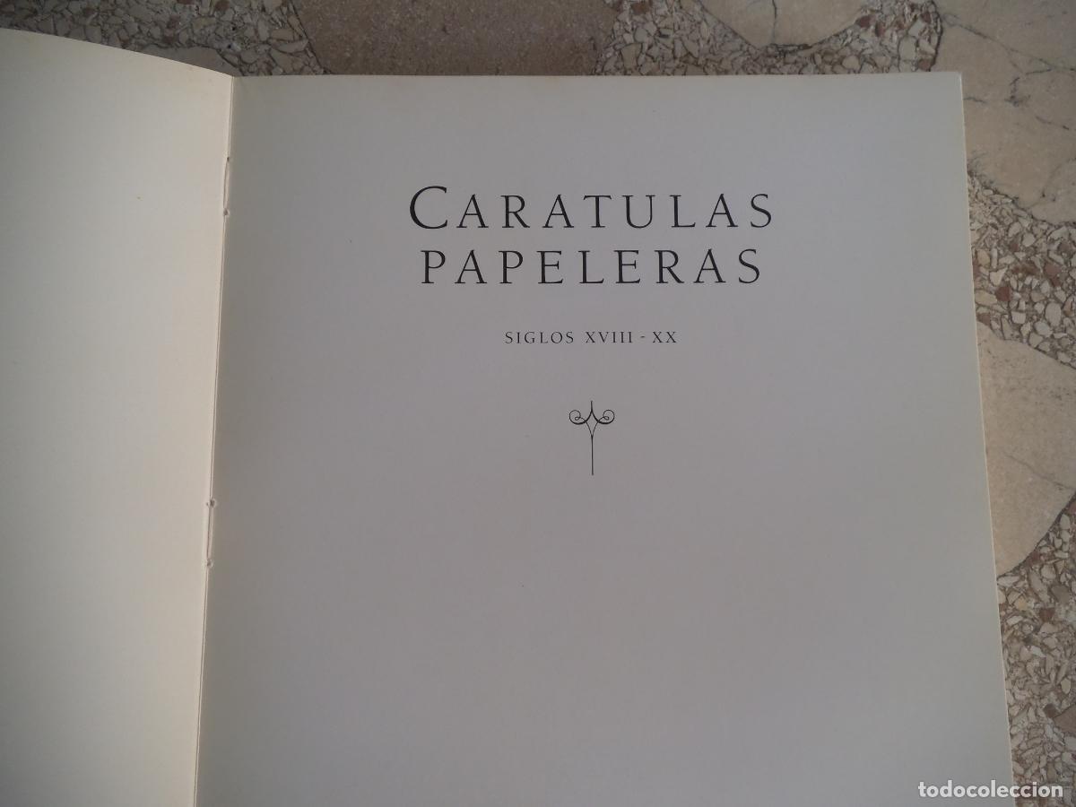 Libros de segunda mano: caratulas papeleras, siglos XVIII-XX, alier, s.a,barcelona, magnificas ilustraciones a color y en se