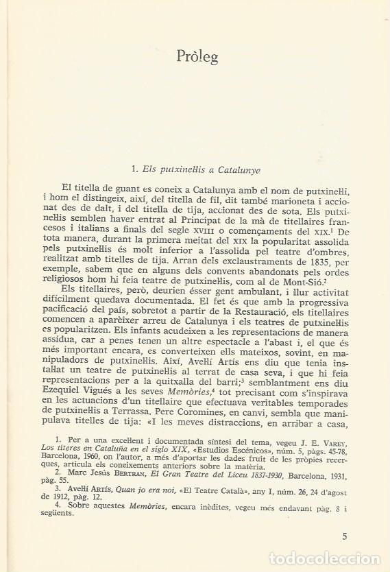 Libros de segunda mano: TEATRE DE PUTXINEL&middot;LIS - EZEQUIEL VIGU&Eacute;S &rdquo;DID&Oacute;&rdquo; - Foto 3