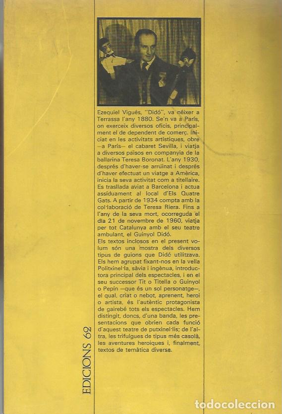 Libros de segunda mano: TEATRE DE PUTXINEL&middot;LIS - EZEQUIEL VIGU&Eacute;S &rdquo;DID&Oacute;&rdquo; - Foto 4