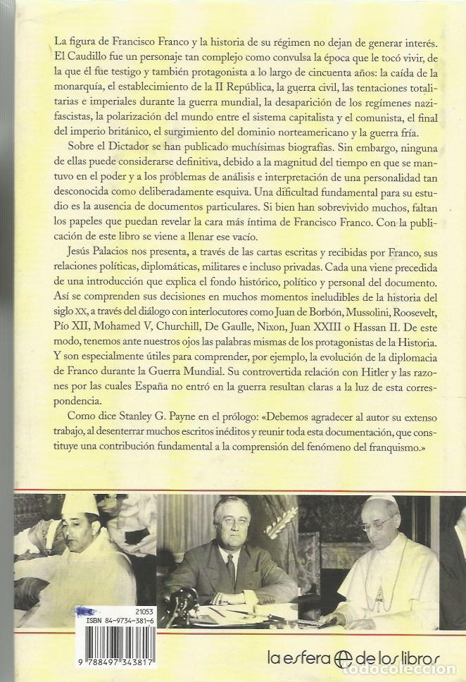 Libros de segunda mano: LAS CARTAS DE FRANCO - JES&Uacute;S PALACIOS - Foto 5