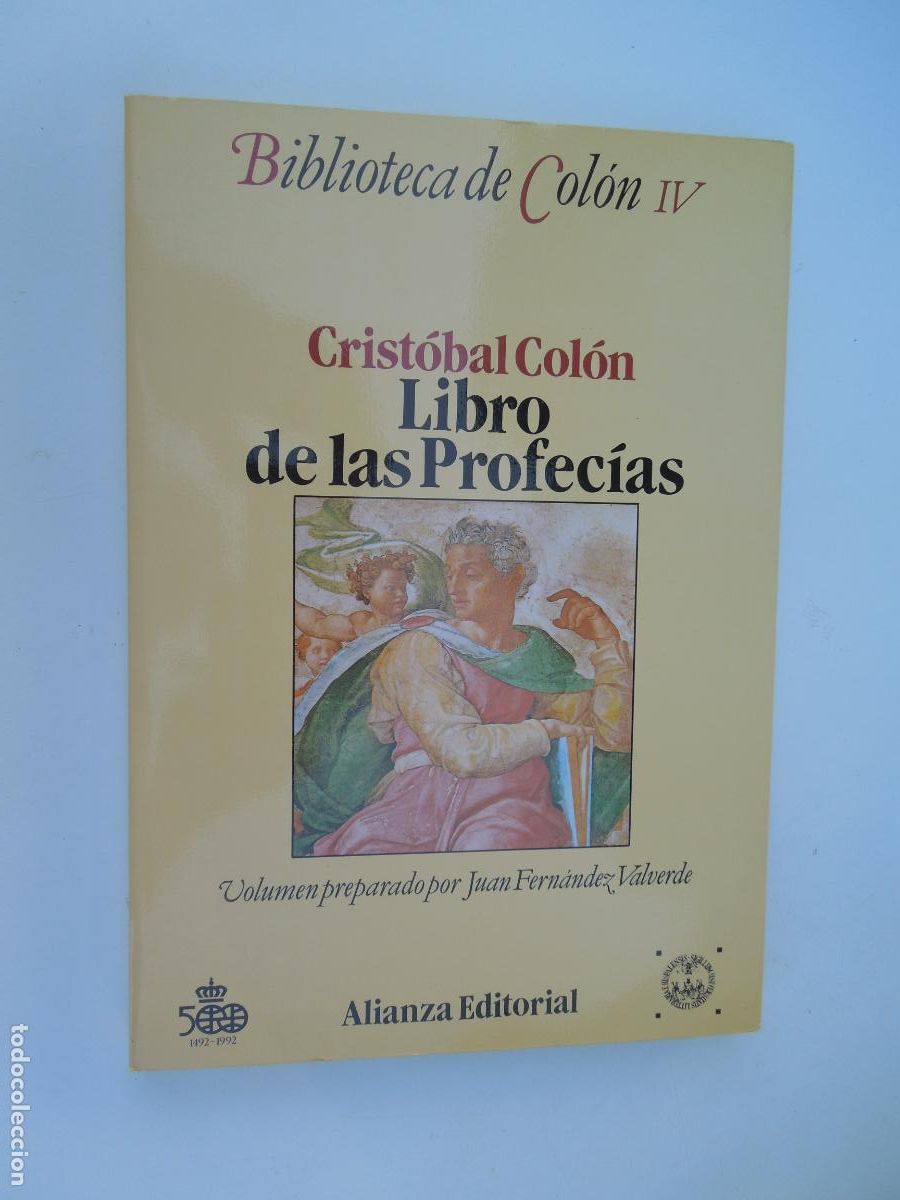Libros de segunda mano: LIBRO DE LAS PROFEC&Iacute;AS-CRISTOBAL COL&Oacute;N-JUAN FERNANDEZ VALVERDE-ALIANZA EDITORIAL 1992.