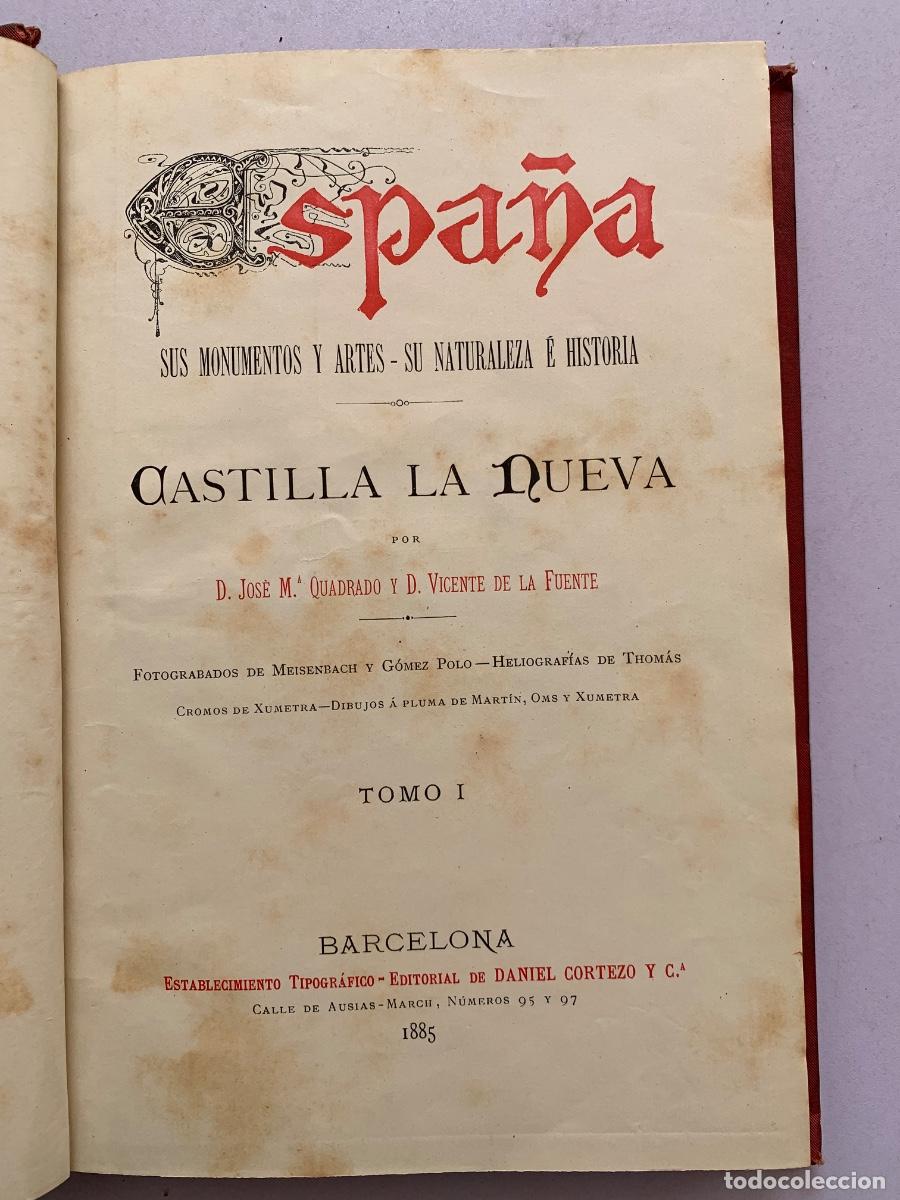 Libros de segunda mano: Espa&ntilde;a. Sus monumentos y Artes-Su Naturaleza e Historia. Volumen dedicado a Madrid y provincia