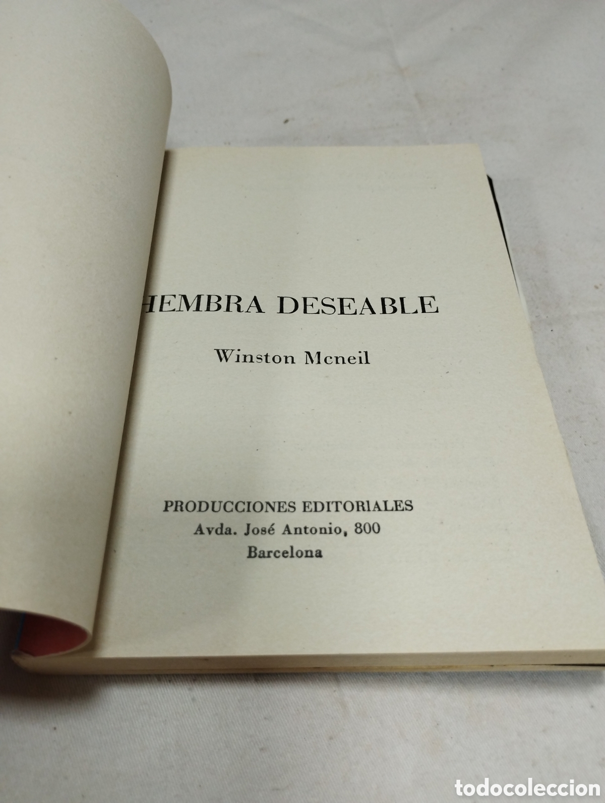 Libros de segunda mano: Hembra deseable. Winston McNeil, 1978 - Foto 2