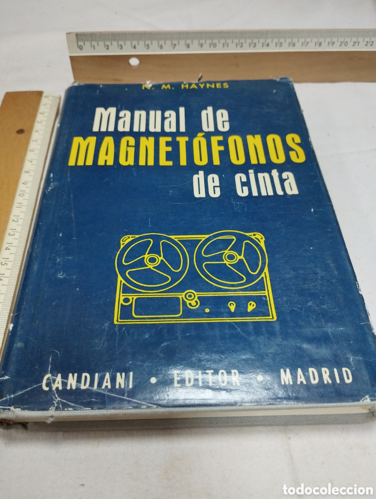 Libros de segunda mano: Manual de magnet&oacute;fonos de cinta. N. M. Haynes, 1959