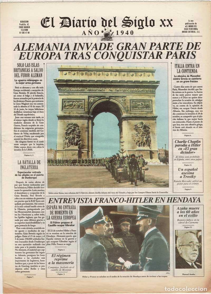 Libros de segunda mano: El Diario del Siglo XX. A&ntilde;o 1940