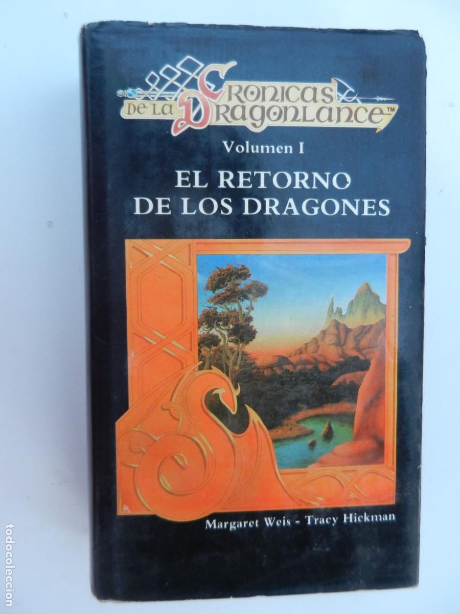 Libros de segunda mano: EL RETORNO DE LOS DRAGONES-VOLUMEN I-CR&Oacute;NICAS DE LA DRAGONLANCE-MARGARET WEIS/TRACY HICKMAN- 1986.