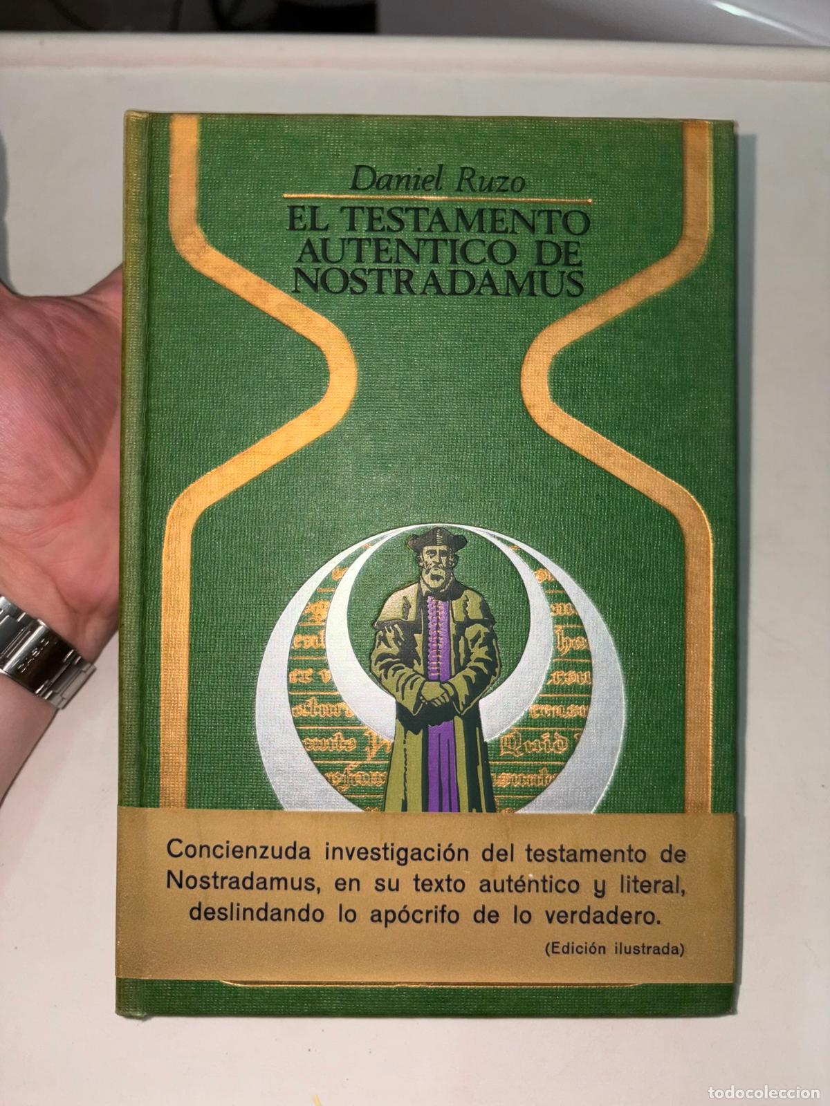 Libros de segunda mano: El testamento autentico de Nostradamus,Daniel Ruza, Otros Mundos, Plaza Janes