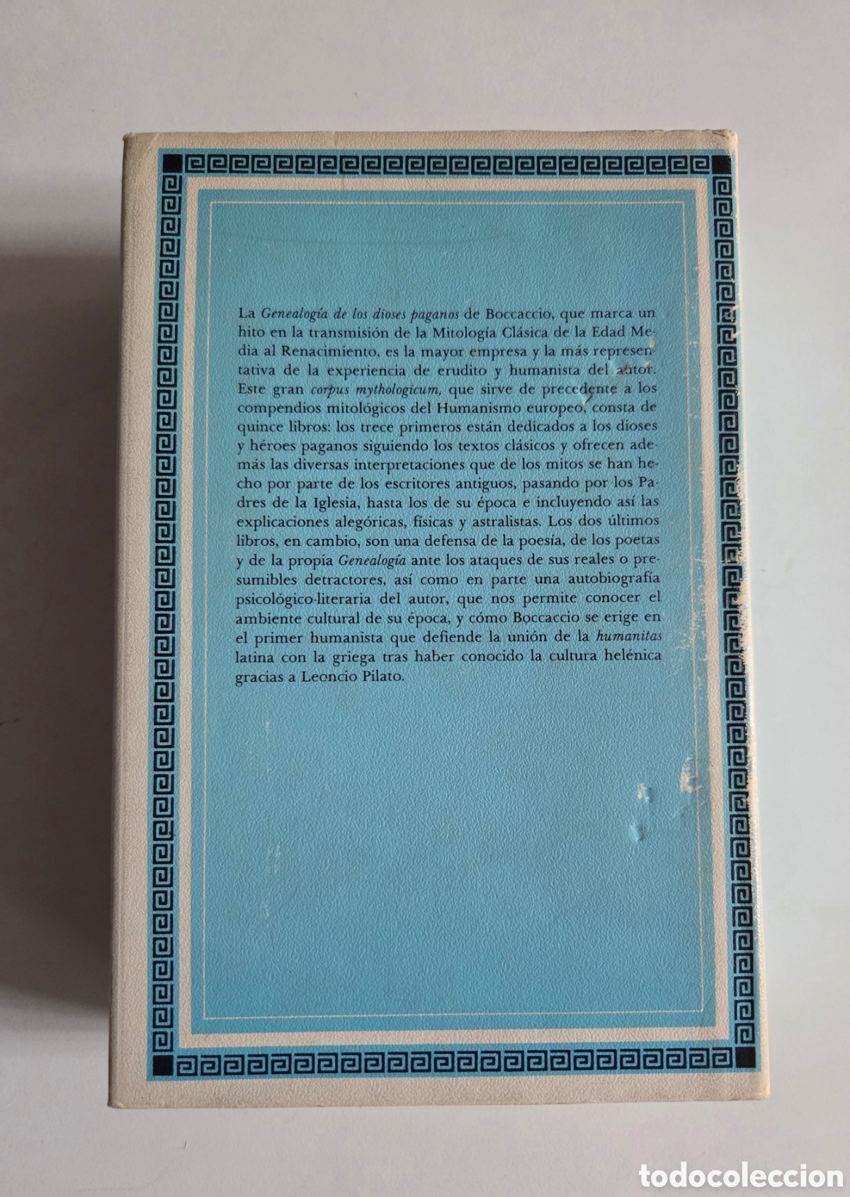 Libros de segunda mano: GENEALOGIA DE LOS DIOSES PAGANOS. BOCCACCIO. Editora Nacional 1983 - Foto 2