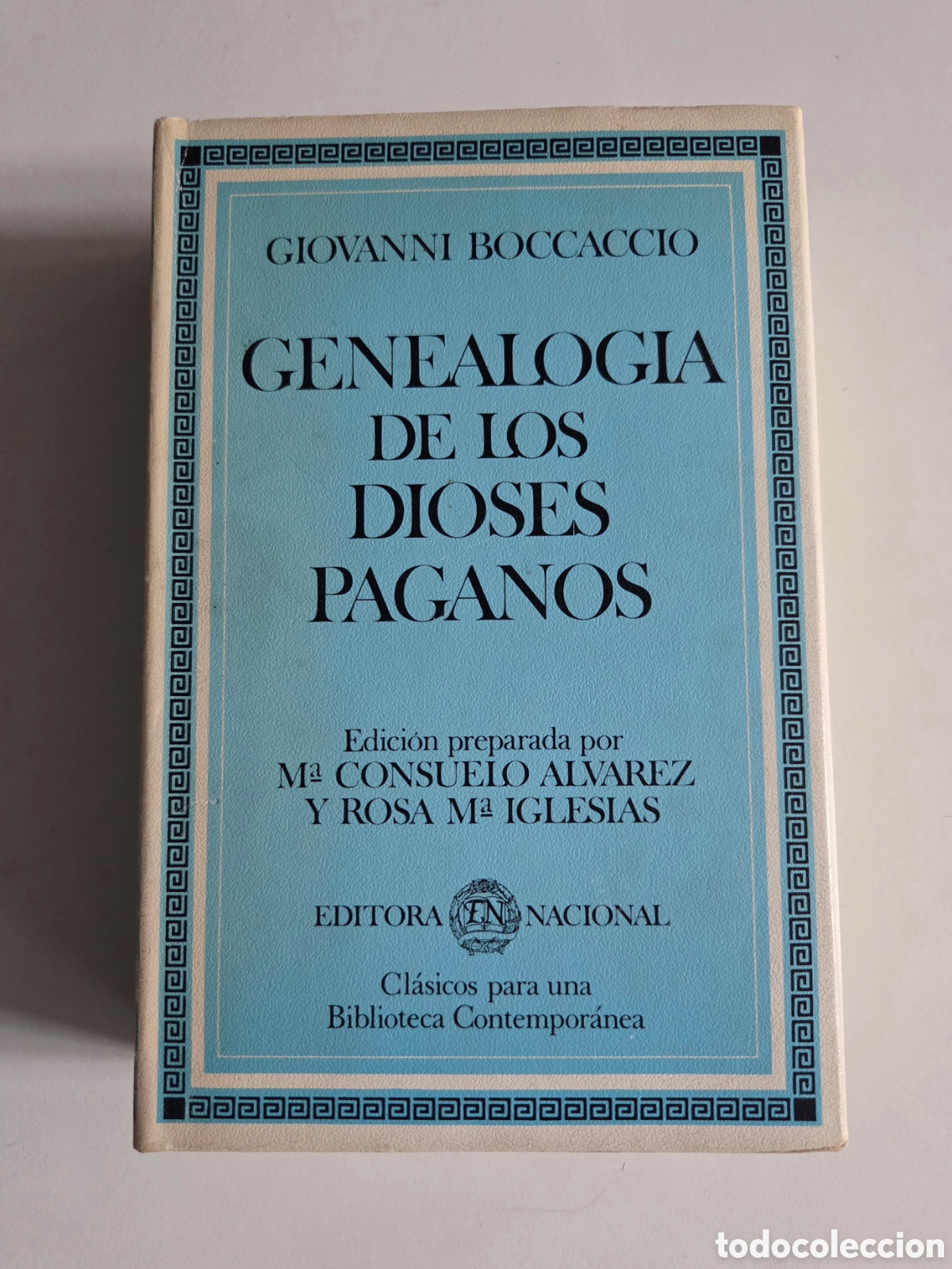 Libros de segunda mano: GENEALOGIA DE LOS DIOSES PAGANOS. BOCCACCIO. Editora Nacional 1983