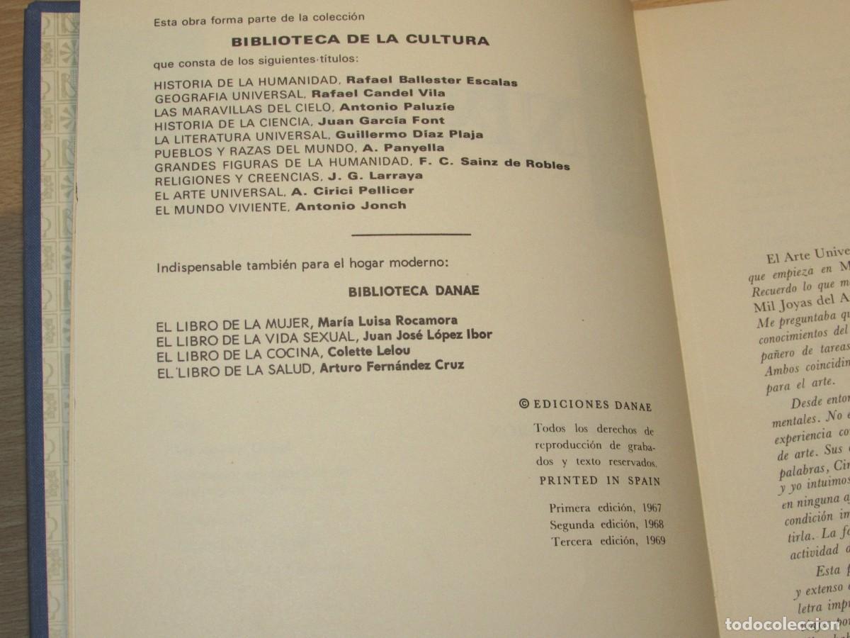 Libros de segunda mano: El arte universal Alexandre Cirici Pellicer Danae 1969 - Foto 20