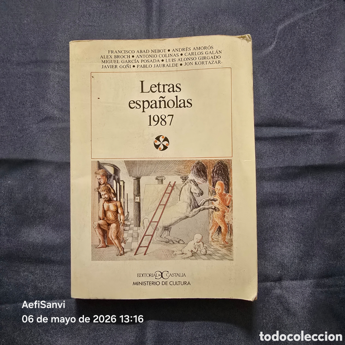 Libros de segunda mano: LETRAS ESPA&Ntilde;OLAS 1987 (CASTALIA, MINISTERIO DE CULTURA)