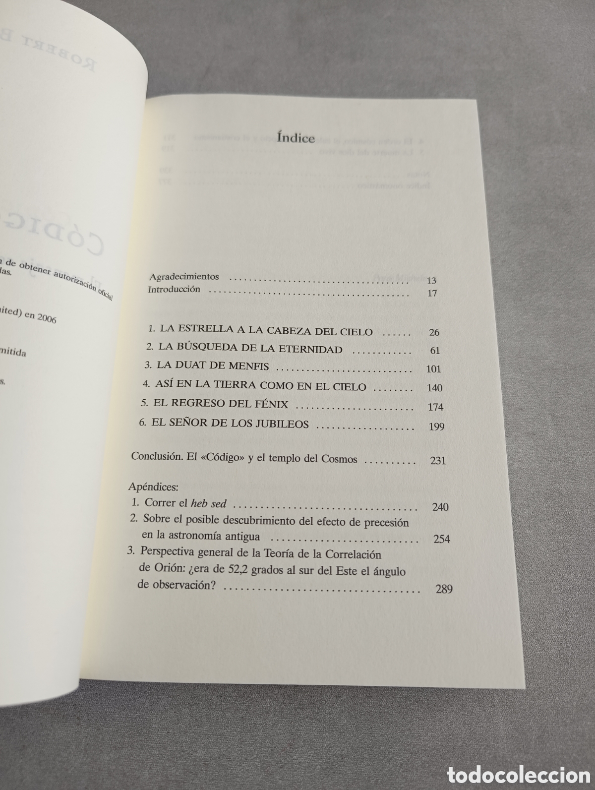 Libros de segunda mano: C&Oacute;DIGO EGIPTO. EL MENSAJE SECRETO DE LAS ESTRELLAS - ROBERT BUVAL - MR - Foto 6
