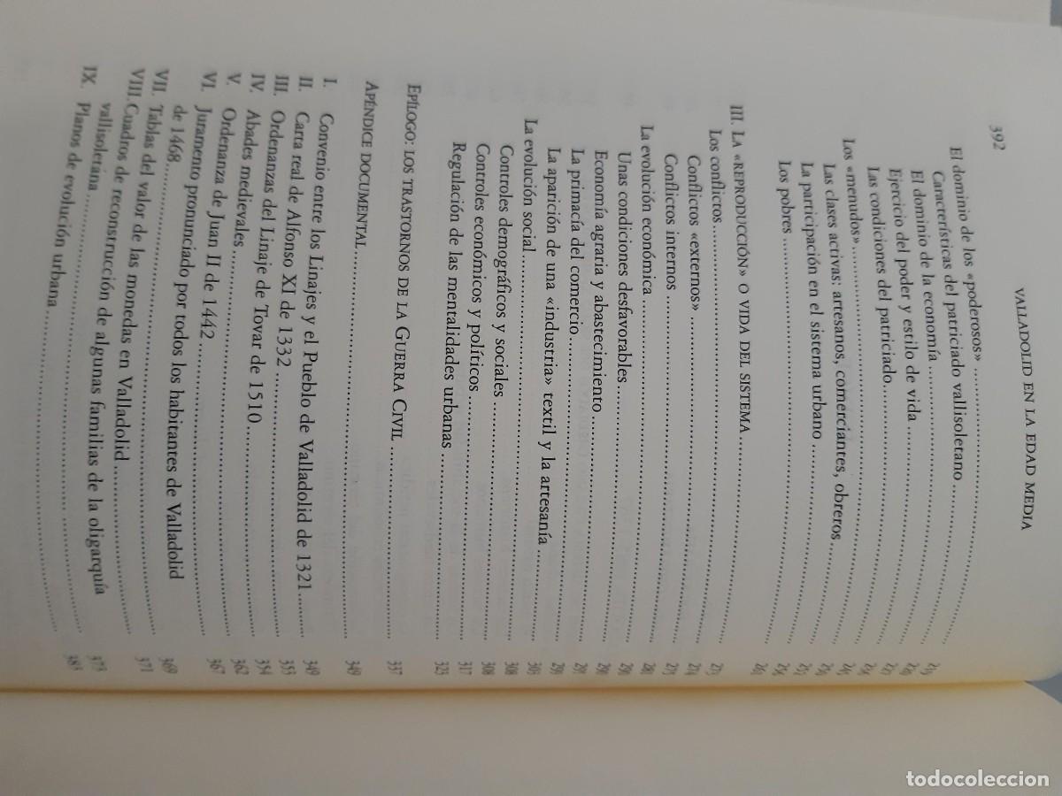 Libros de segunda mano: VALLADOLID EN LA EDAD MEDIA GENESIS DE UN PODER ADELINE RUCQUOI - Foto 4