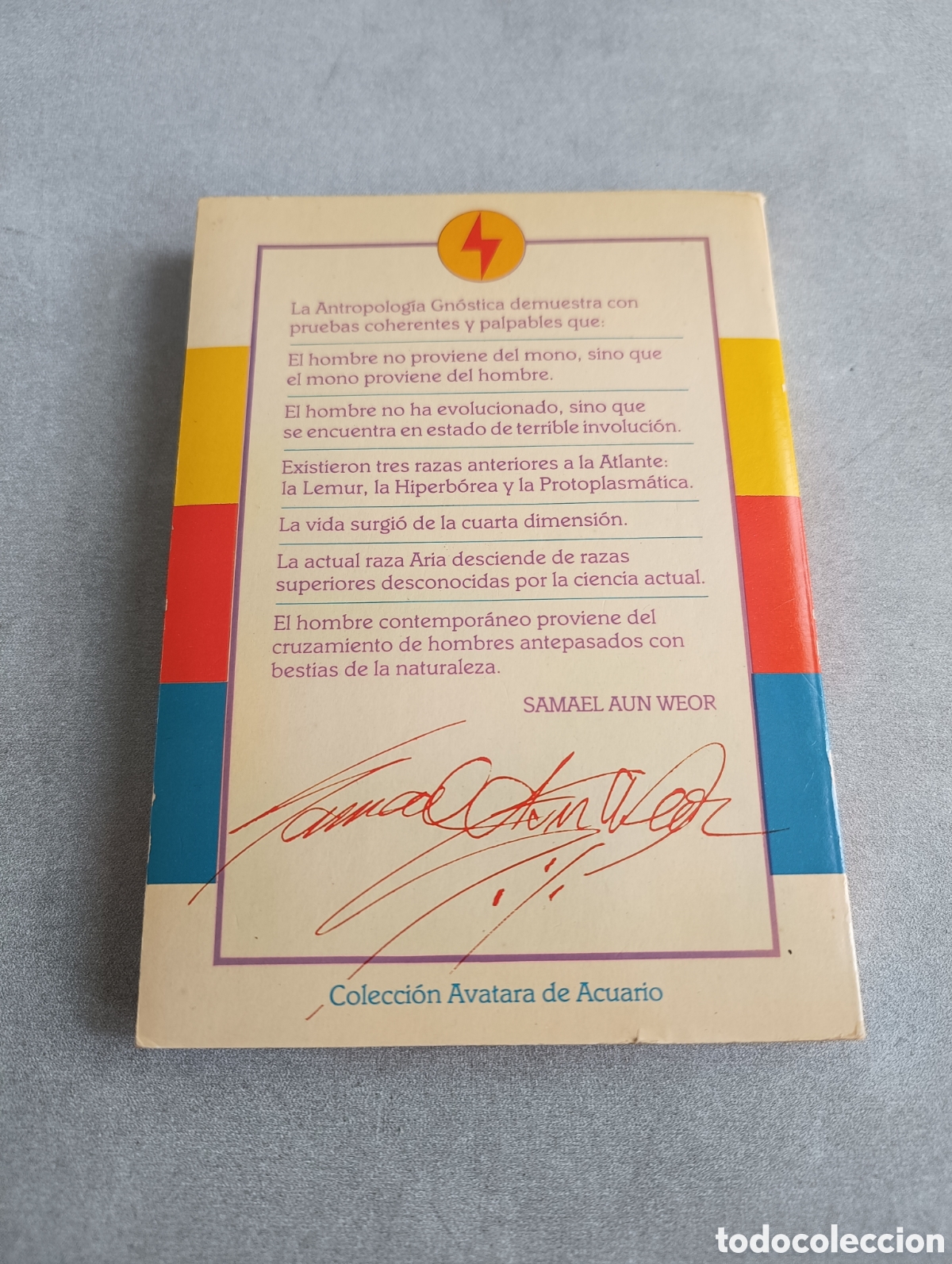 Libros de segunda mano: ANTROPOLOG&Iacute;A GN&Oacute;STICA - WEOR, SAMAEL AUN - Foto 3