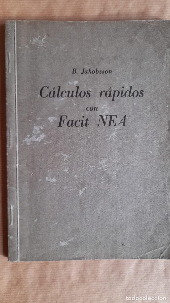 Libros de segunda mano: Manual de calculadora Facit modelo NEA -1945