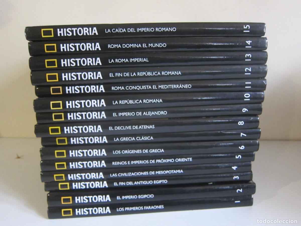 Libros de segunda mano: PACK HISTORIA (NATIONAL GEOGRAPHIC) 15 TOMOS ARTE VIAJES ENCICLOPEDIA HISTORIA