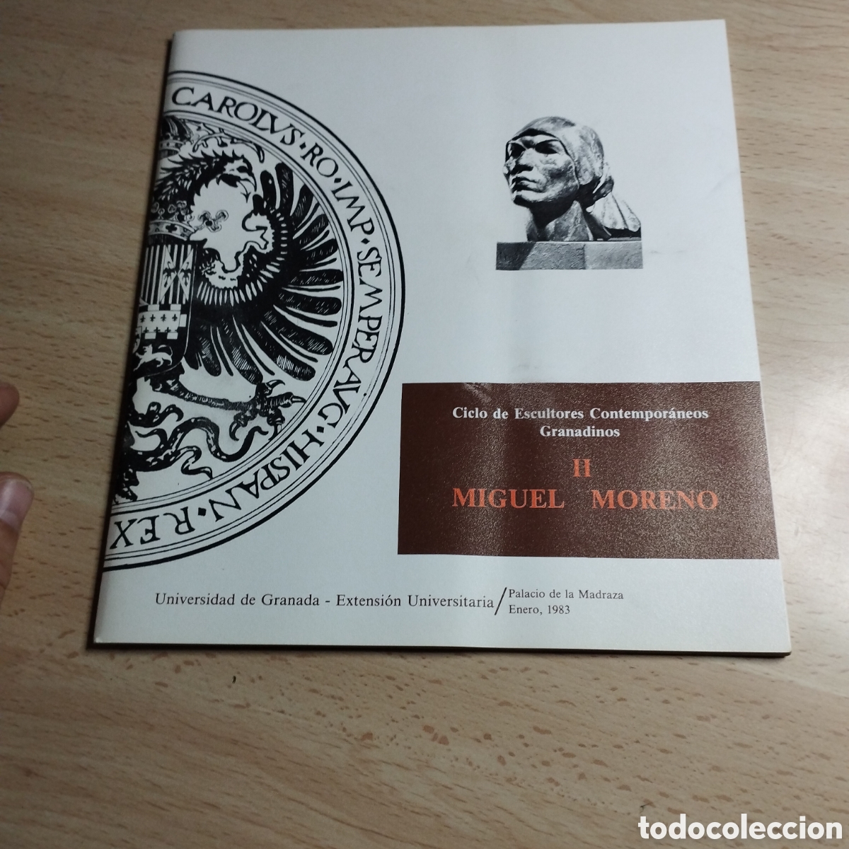 Libros de segunda mano: Miguel Moreno. Escultores Contempor&aacute;neos Granadinos ll. 1983. Exp La Madraza. UGR