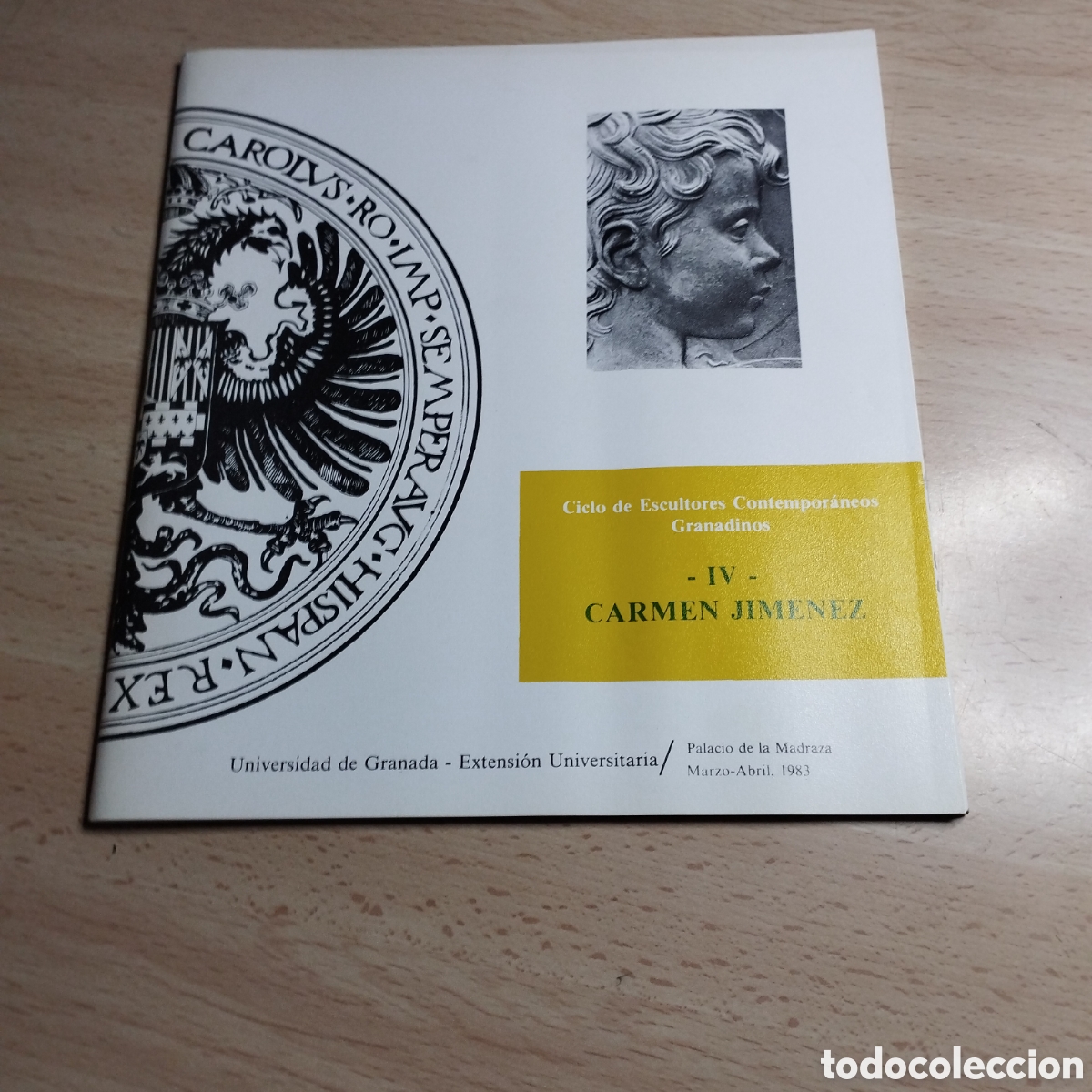 Libros de segunda mano: Carmen Jim&eacute;nez. Escultores Contempor&aacute;neos Granadinos. 1983. Exposici&oacute;n La Madraza. UGR.