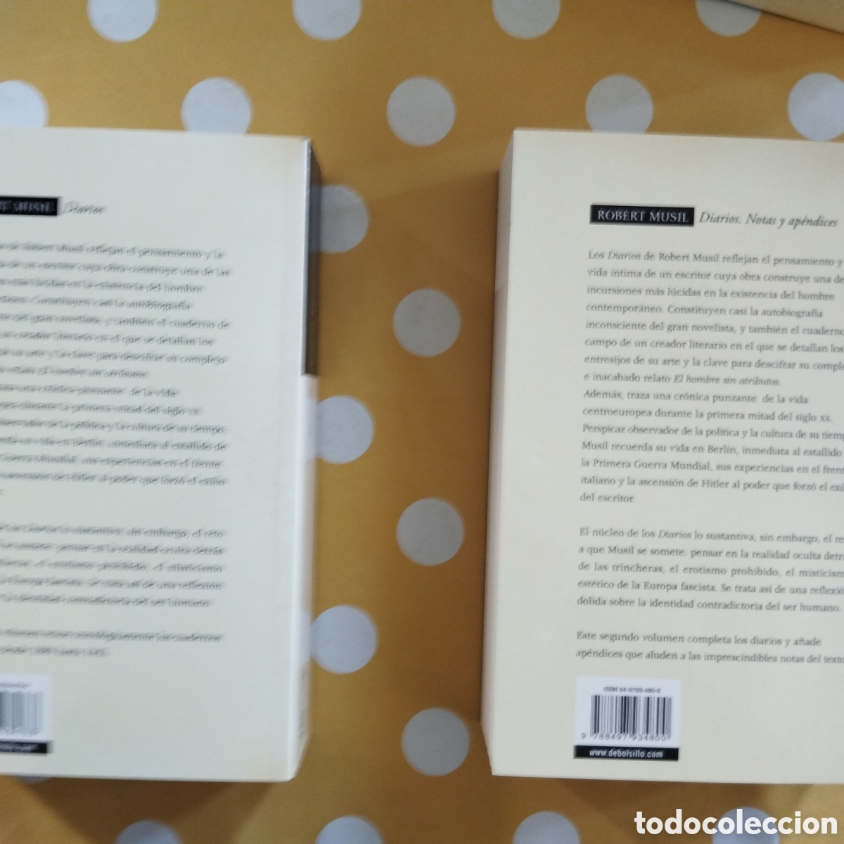 Libros de segunda mano: ROBERT MUSIL DIARIOS 2 VOL. DEBOLSILLO + NOTAS Y APENDICES - Foto 9