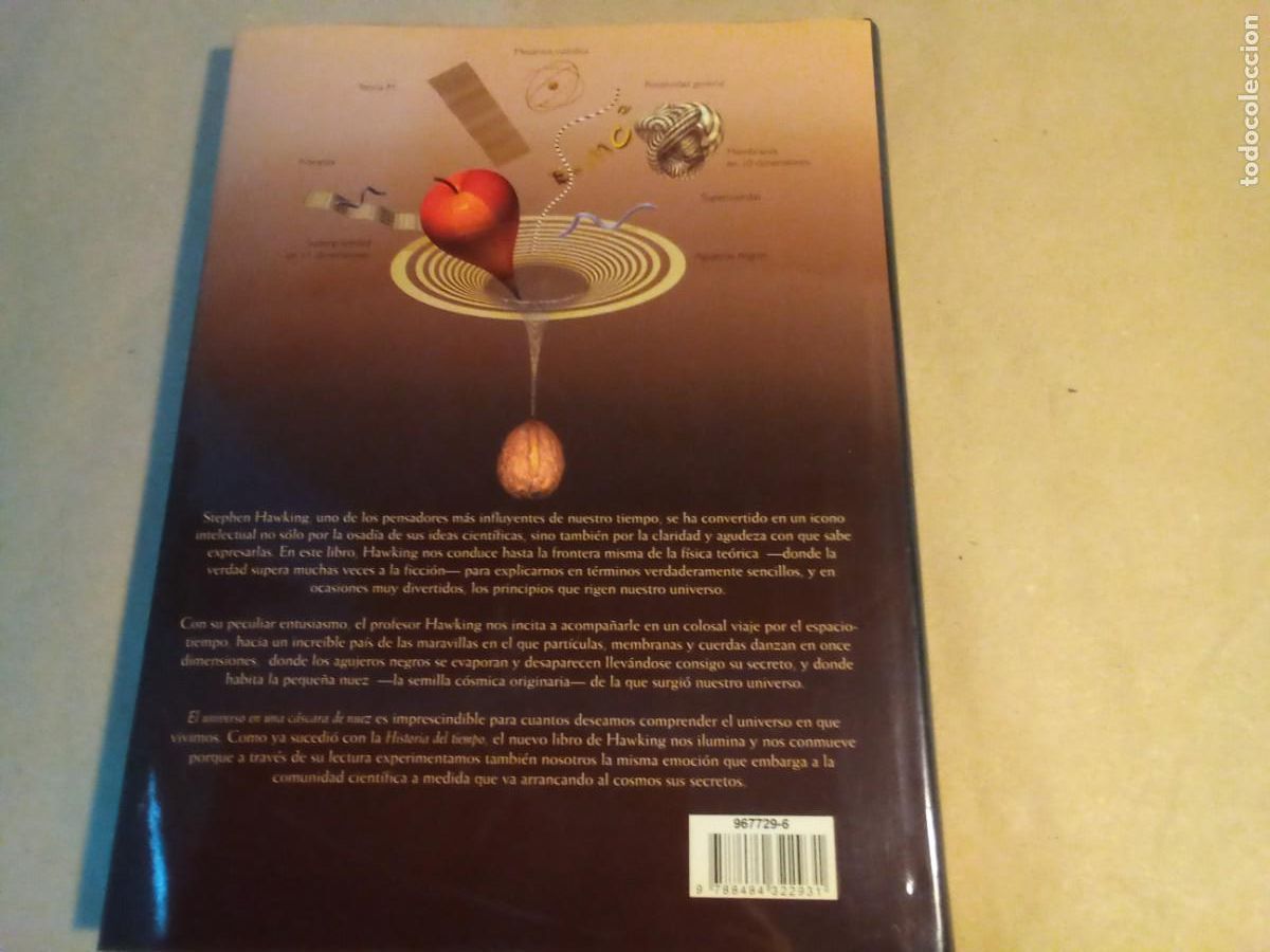 Libros de segunda mano: EL UNIVERSO EN UNA C&Aacute;SCARA DE NUEZ DE STEPHEN HAWKING - Foto 4