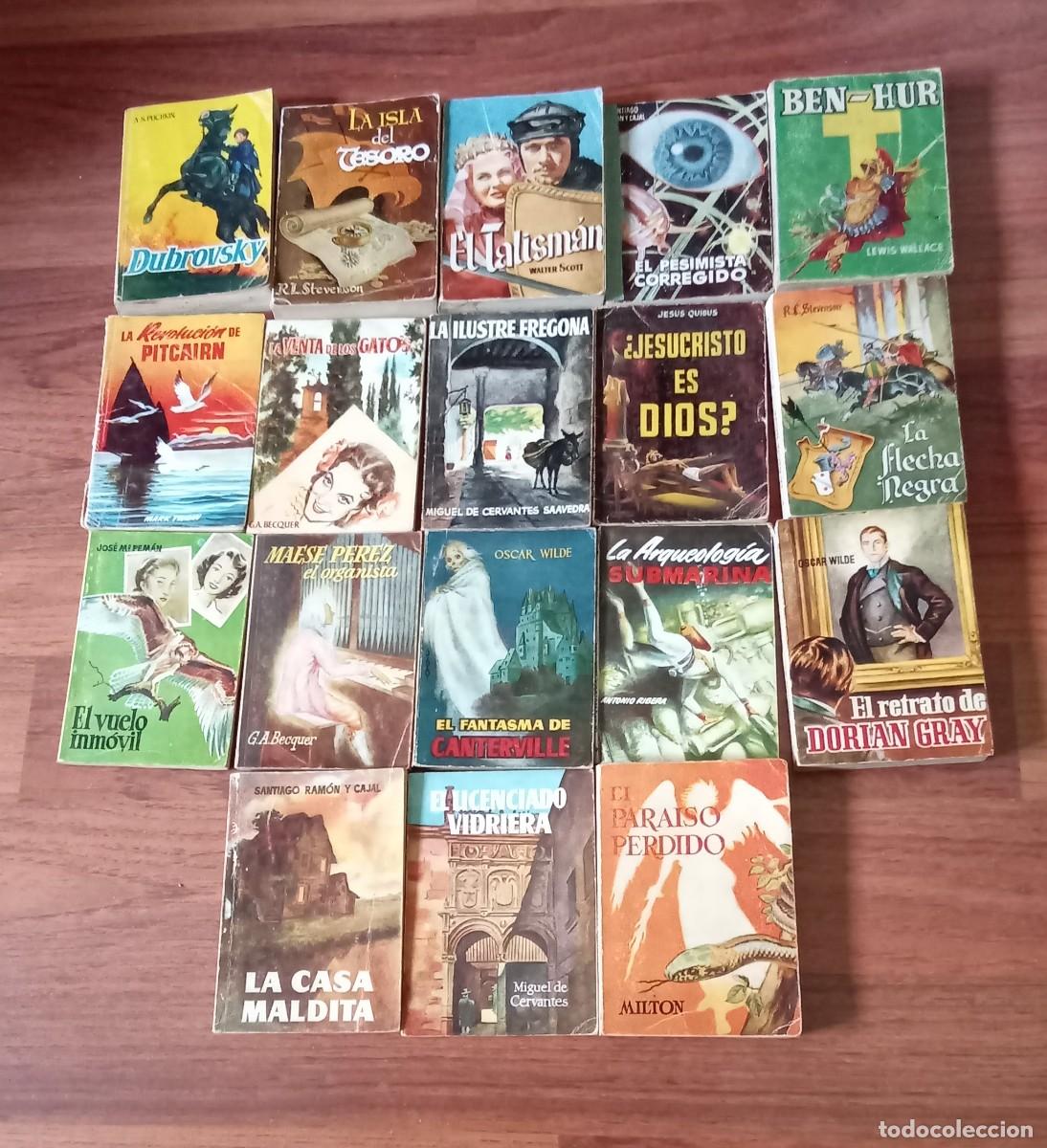 Libros de segunda mano: lote 18 libritos enciclopedia pulga