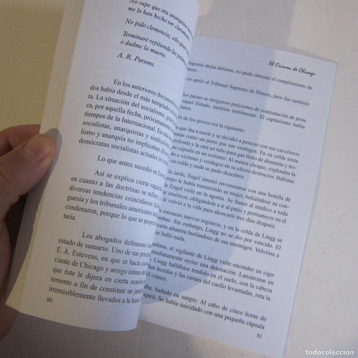 Libros de segunda mano: EL CRIMEN DE CHICAGO - RICARDO MELLA (RM) HISTORIA - Foto 6