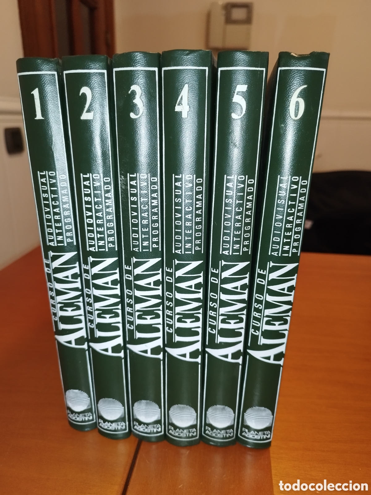 Libros de segunda mano: CURSO DE ALEM&Aacute;N PLANETA - AGOSTINI 6 TOMOS. 1988.