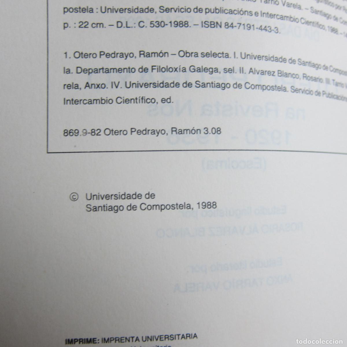 Libros de segunda mano: OTERO PEDRAYO (USC) BIOGRAF&Iacute;A - Foto 2