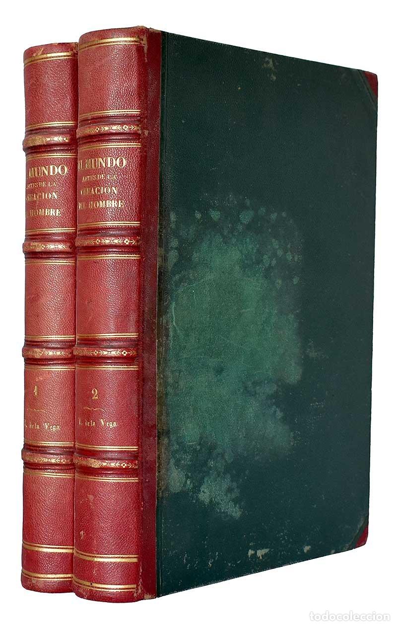 Libros de segunda mano: El Mundo antes de la Creaci&oacute;n del Hombre. 2 tomos - MM. L. Figuier, W. F. A. Zimmermann