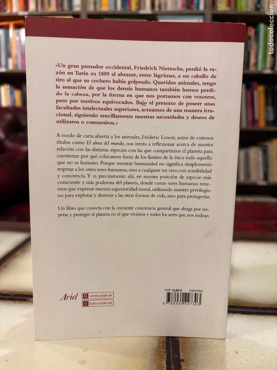 Libros de segunda mano: Carta abierta a los animales. Fr&eacute;d&eacute;ric Leonoir. - Foto 2