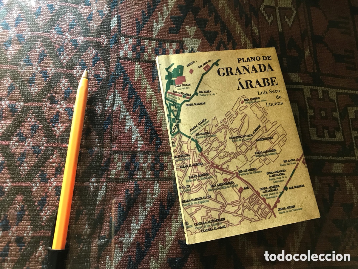 Libros de segunda mano: Plano de Granada &aacute;rabe. Luis Seco de Lucena