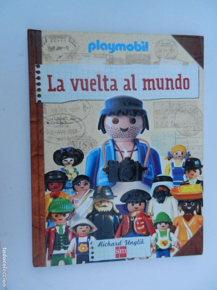 Libros de segunda mano: LA VUELTA AL MUNDO - PLAYMOBIL - RICHARD UNGLIK - SM -2011
