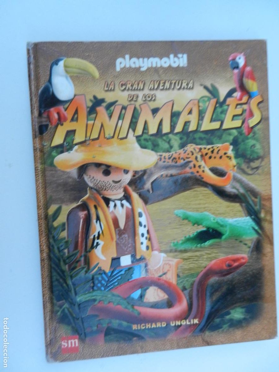 Libros de segunda mano: LA GRAN AVENTURA DE LOS ANUMALES - PLAYMOBIL - RICHARD UNGLIK - SM -2009