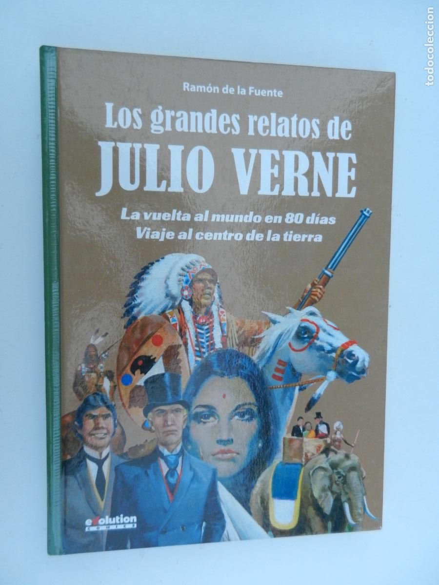 Libros de segunda mano: LOS GRANDES RELATOS DE JULIO VERNE, - RAMON DE LA FUENTE - COMICS EVOLUTION - 2019