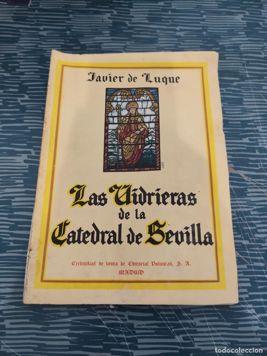 Libros de segunda mano: LAS VIDRIERAS DE LA CATEDRAL DE SEVILLA, JAVIER DE LUQUE, MADRID, EDITORIAL VOLUNTAD,VER FOTOS.