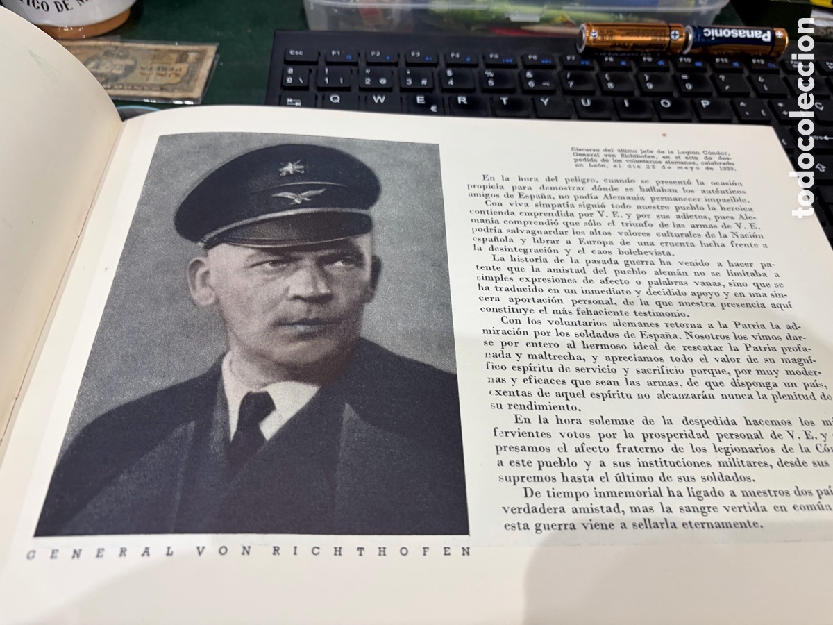 Libros de segunda mano: Libro La Legi&oacute;n C&oacute;ndor se Despide 1939 - Foto 6