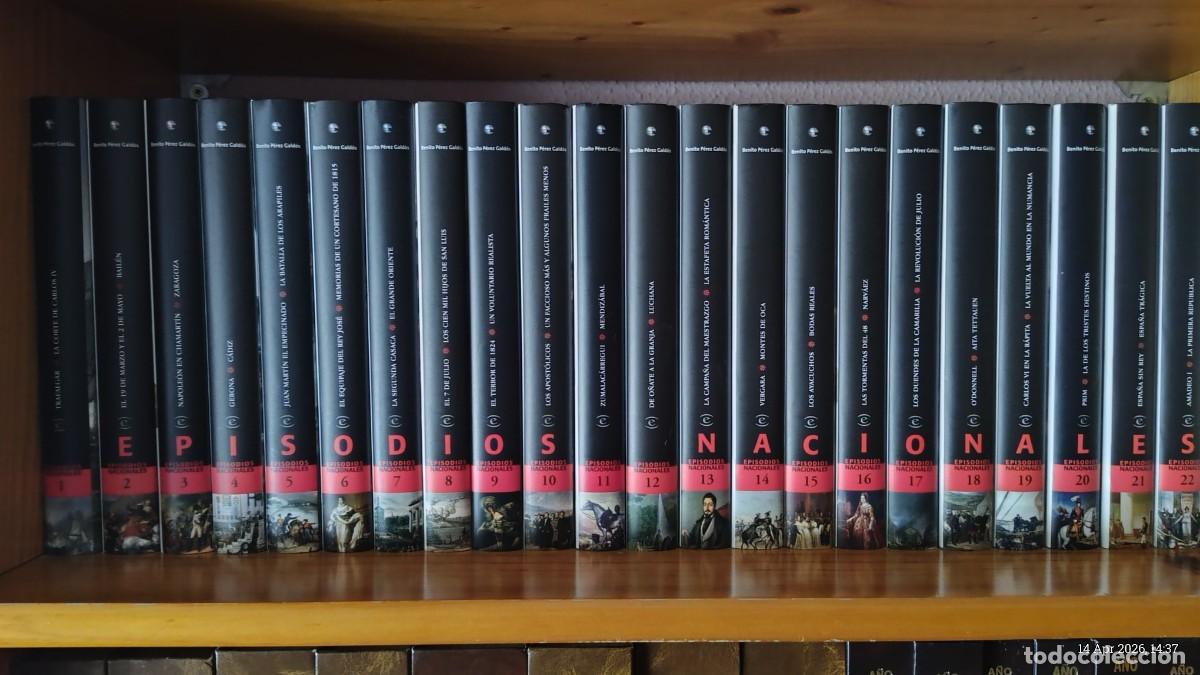 Libros de segunda mano: [SOLO RECOGIDA] Episodios Nacionales Gald&oacute;s - Colecci&oacute;n Completa (23 Tomos) - Como nueva