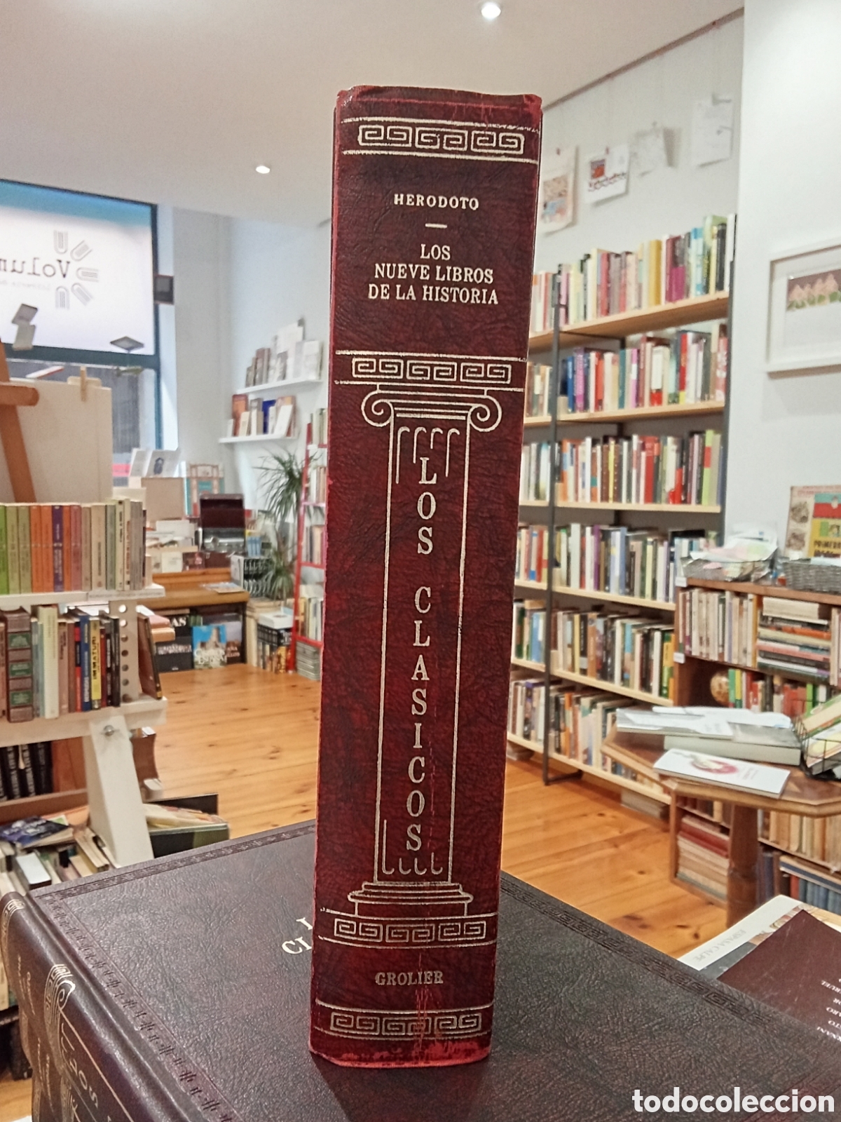 Libros de segunda mano: Los nueve libros de la Historia - Herodoto - Los Clasicos Editorial Grolier