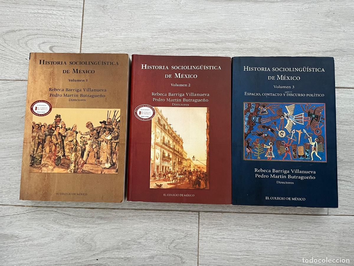 Libros de segunda mano: Historia socioling&uuml;&iacute;stica de M&eacute;xico. 3 PRIMEROS Vol&uacute;menes - Rebeca Barriga Villanueva