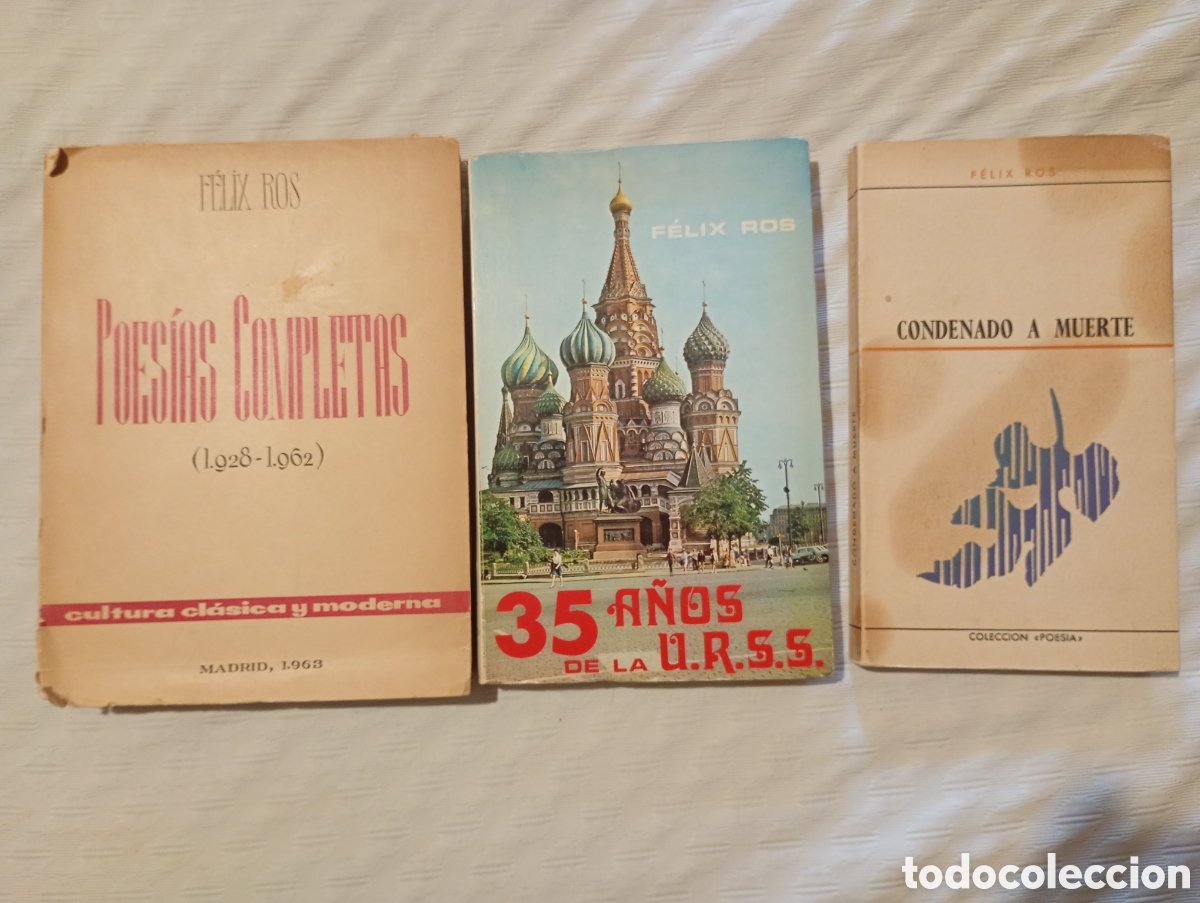 Libros de segunda mano: 3 libros F&eacute;lix Ros. 3 unidades.f3lix ros