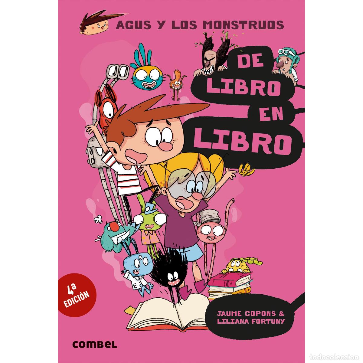 Libros de segunda mano: De libro en libro (Agus y los Monstruos 6) - Fomenta la Lectura con Esta Novela Gr&aacute;fica Infantil