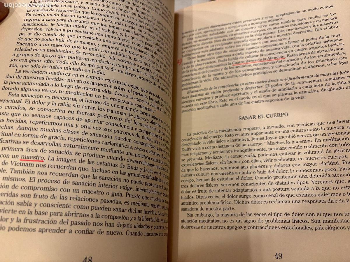Libros de segunda mano: Camino con coraz&oacute;n. Jack Kornfield. - Foto 4