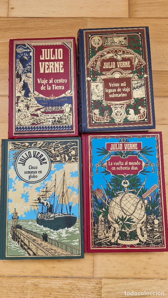 Libros de segunda mano: Lote 5 libros Julio Verne Aventuras